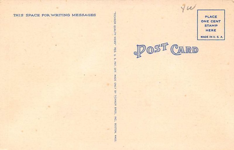 Thomas Crane Library Quincy MA USA Postcard