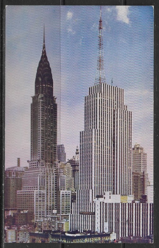 New York, New York - Chrysler & News buildings - [NY-721]