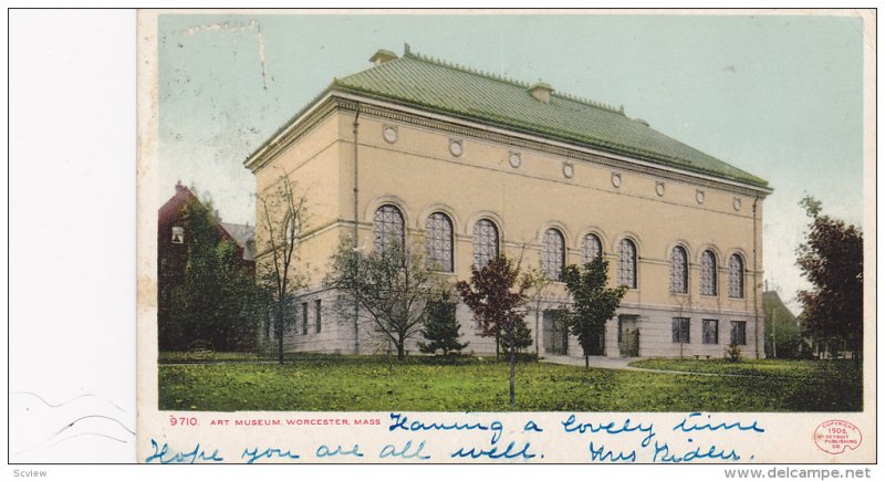 Art Museum, Worchester, Massachusetts, PU-1908