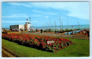 BEXHILL-ON SEA, East Sussex England UK ~ SAILING CLUB Boats  Postcard