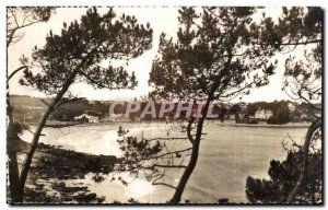 Old Postcard Perros Guirec Beach Trestraou