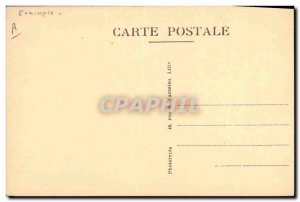 Old Postcard Folklore Music & # 39eglise of castanets and drum sticks