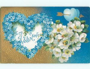 Divided-Back VALENTINE DAY SCENE Great Postcard W7744