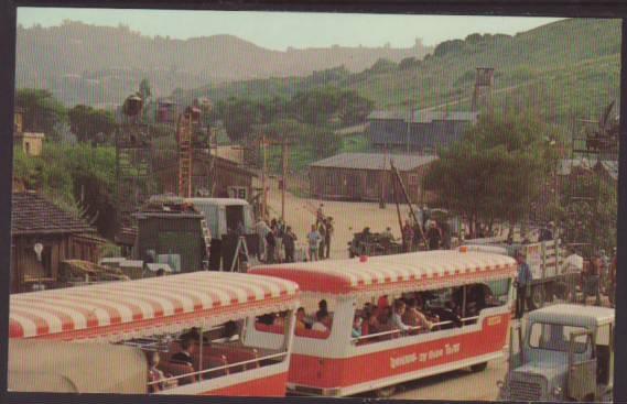 Tram,Universal City Studios,CA Postcard 