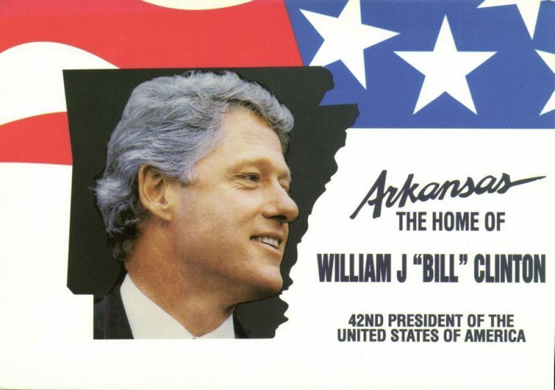 Arkansas The Home of 42nd U.S. President William J Bill Clinton (1990s)