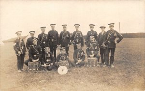 br109022 real photo social history band music St Johns Lewisham london  uk