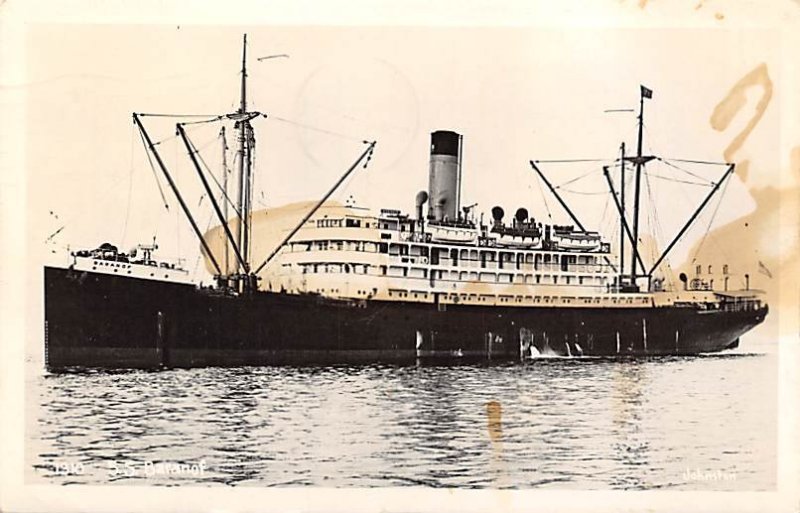 SS Baranof The Alaska Line Ship 1949, missing stamp 