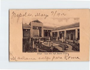 Postcard Casa detta degli Amorini d Oro Pompei Italy