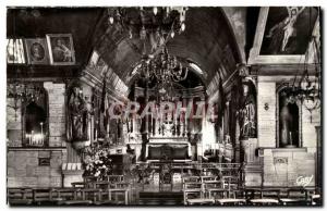 Honfleur Old Postcard Interior of the Lady of Grace Chapel