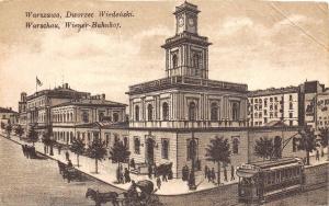 bg19050 Poland Warszawa Railway station tramway