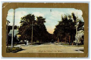 1910 West St. Exterior Building Albert Lea Minnesota MN Vintage Antique Postcard