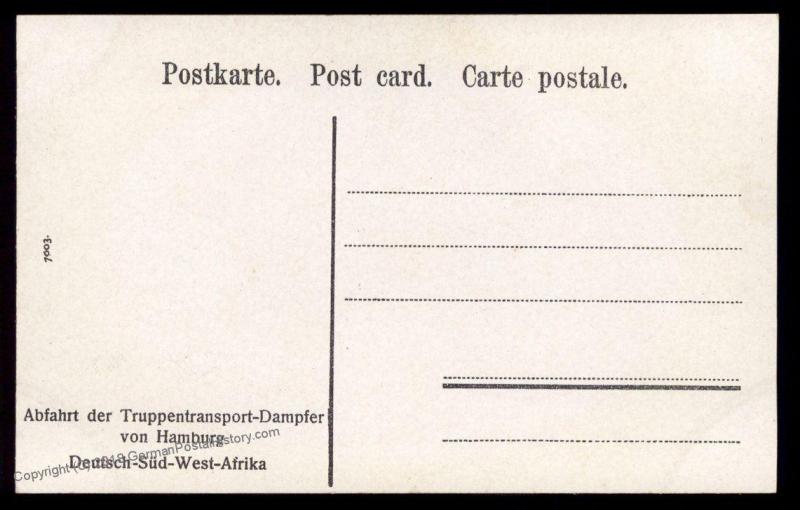 Germany ca1904 SW Africa DSWA Town Harbor View Card 88714