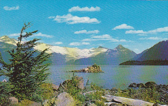 Canada Lake and Mountain Scene British Columbia