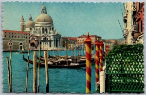 Venezia Venice Italy 1960s Postcard Church Of Santa M. Della Salute