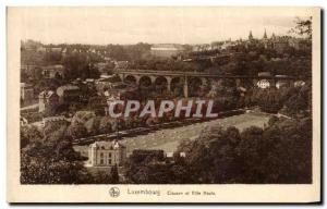 Old Postcard Clausen and Luxembourg City High