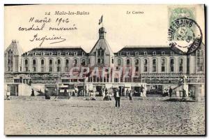 Old Postcard Malo Les Bains Casino