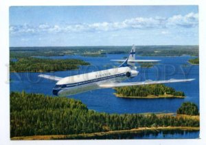 133301 ADVERTISING Finnair Super CARAVELLE old photo postcard