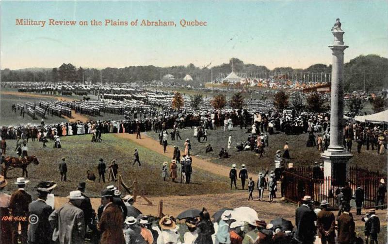 Quebec     Military Review on the Plains of Abraham