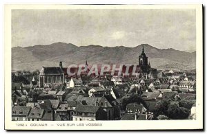 Old Postcard Colmar Vosges View