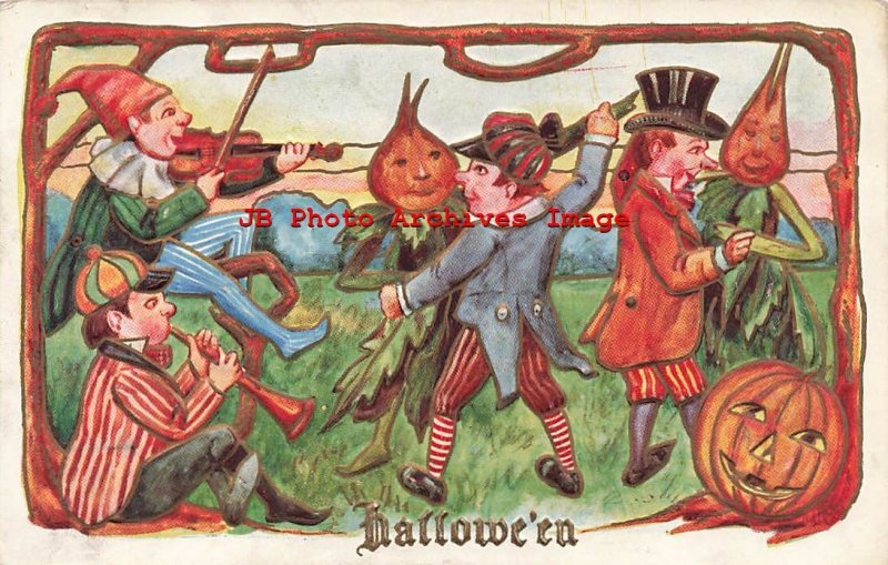 325981-Halloween, Whitney No WNY10-1, Men Dancing with Turnip Head Women