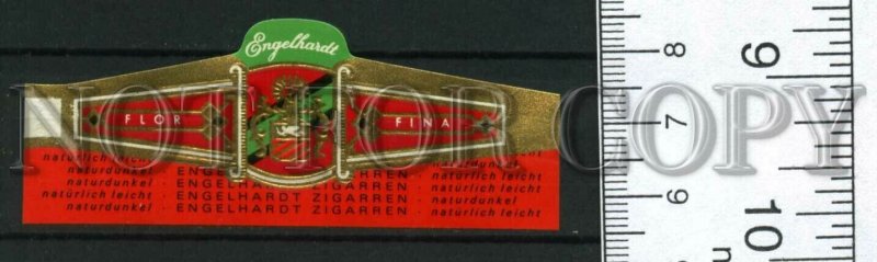 266902 ENGELHARDT Flor Fina Vintage embossed cigar label