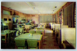 Winchester Virginia Postcard Shirkey's Restaurant Interior Building 1960 Vintage