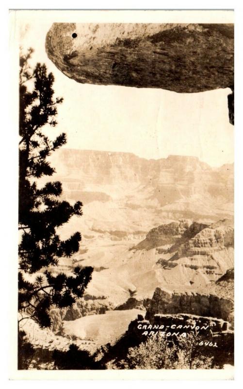 1934 RPPC Grand Canyon, AZ Real Photo Postcard *5N31