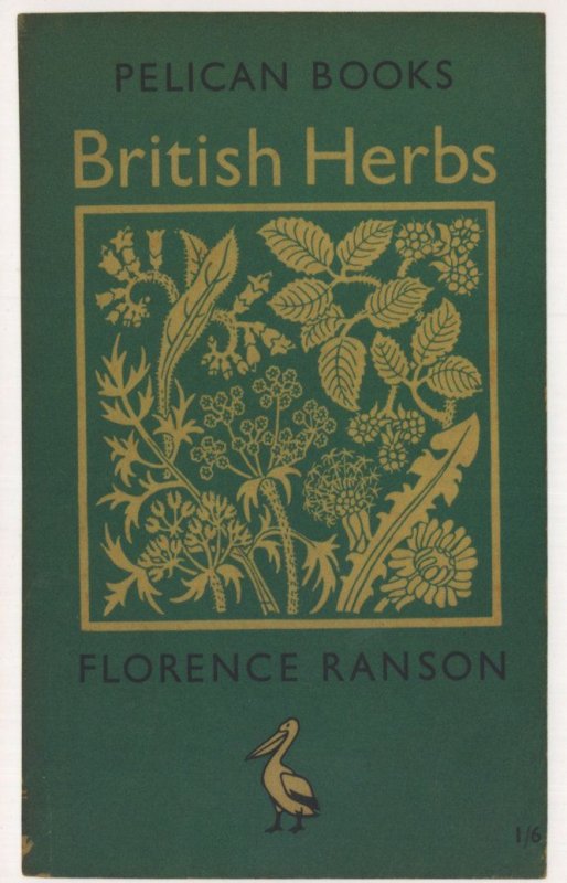 British Herbs Florence Ranson 1949 Book Postcard