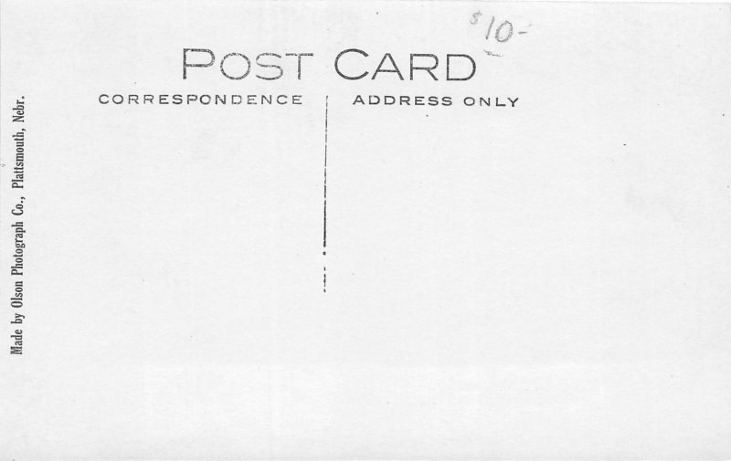 G33/ Guthrie Center Iowa RPPC Postcard c1910 Cottage Hotel Building