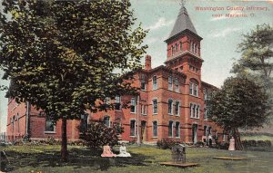 J34/ Marietta Ohio Postcard c1910 Washington County Infirmary 60