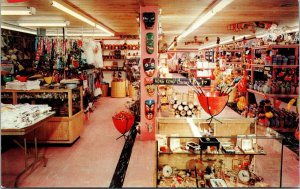 Postcard Interior of The Mexico Shop in Dillon, South Carolina~133797