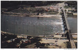 Aerial View Of St. Andrews, Bridge, ST. ANDREWS, Manitoba , Canada, 40-60´s