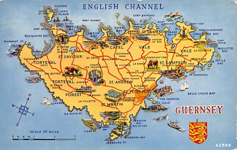 English Channel Guernsey 1966 