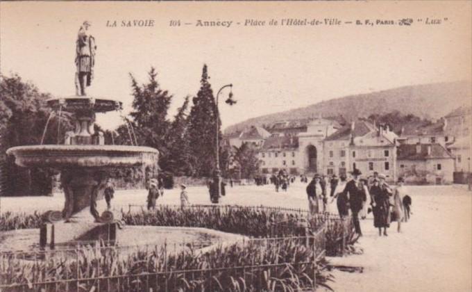 France Annecy Place de L'Hotel de Ville