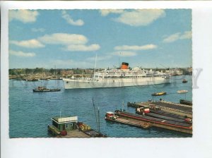 3179316 Amsterdam Port ships old postcard