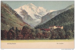 INTERLAKEN, Switzerland, 1900-1910's; Die Jungfrau