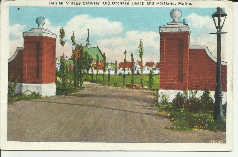 Danish Village Between Old Orchard Beach And Portland,Maine