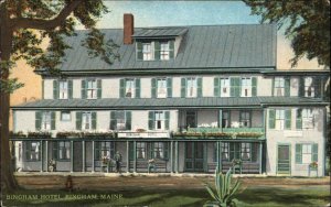 BINGHAM ME Bingham Hotel c1910 Postcard