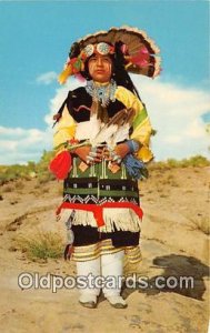 Indian Woman Dressed in Colorful Regalia Color by Auble Unused 