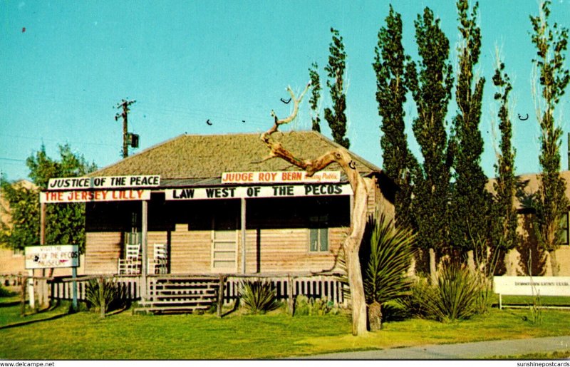 Texas Pecos Judge Roy Bean Replica Law West Of The Pecos