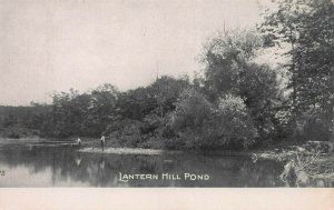 Lantern Hill Pond, Ledyard, Connecticut, early postcard, undivided back, unused