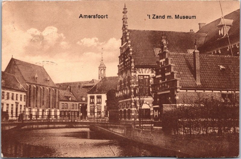 Netherlands Amersfoort 't Zand Museum Vintage Postcard 09.08