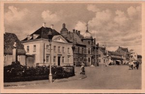 Denmark Stege Torvet Vintage Postcard C026