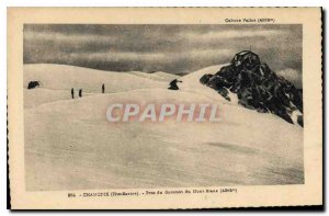 Old Postcard Chamonix Haute Savoie Near the Mont Blanc summit