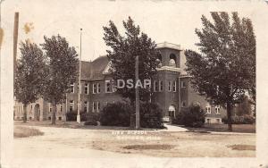 C43/ Gaylord Michigan Mi Real Photo RPPC Postcard 1923 High School Building 11