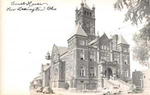 New Lexington Ohio Court House Real Photo Antique Postcard J71261