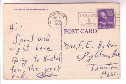 Hotel Patrick Henry, Roanoke, Virginia, Used 1955