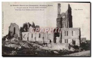 Old Postcard The Great War in Champagne Argenne Meuse Quil rest of this City ...