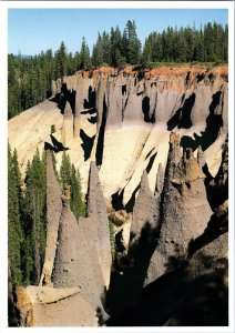 Crater Lake National Park High Cascade Range Lake Oregon Postcard Unused CE7