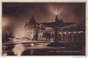 FOGGIA, Puglia, Italy , 00-10s ; Piazza Cavour (Notturno)